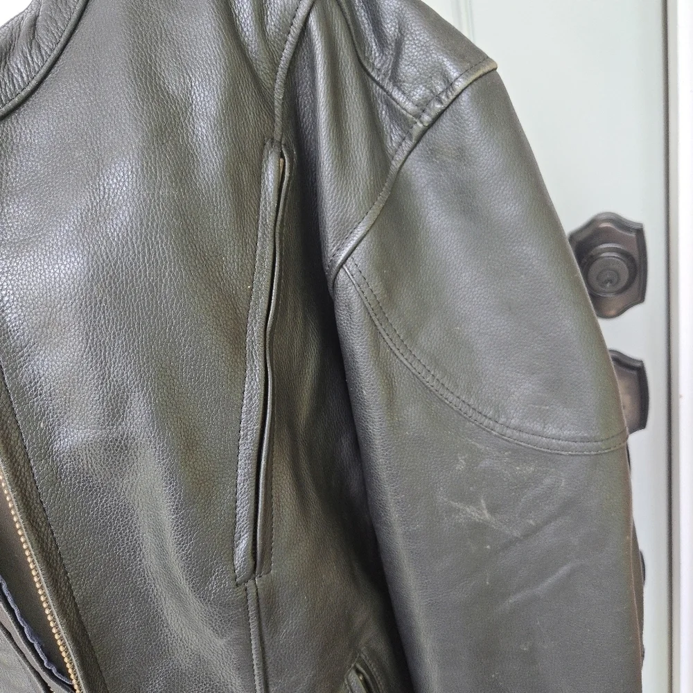 Pro-Rider Leather USA Black Leather Jacket